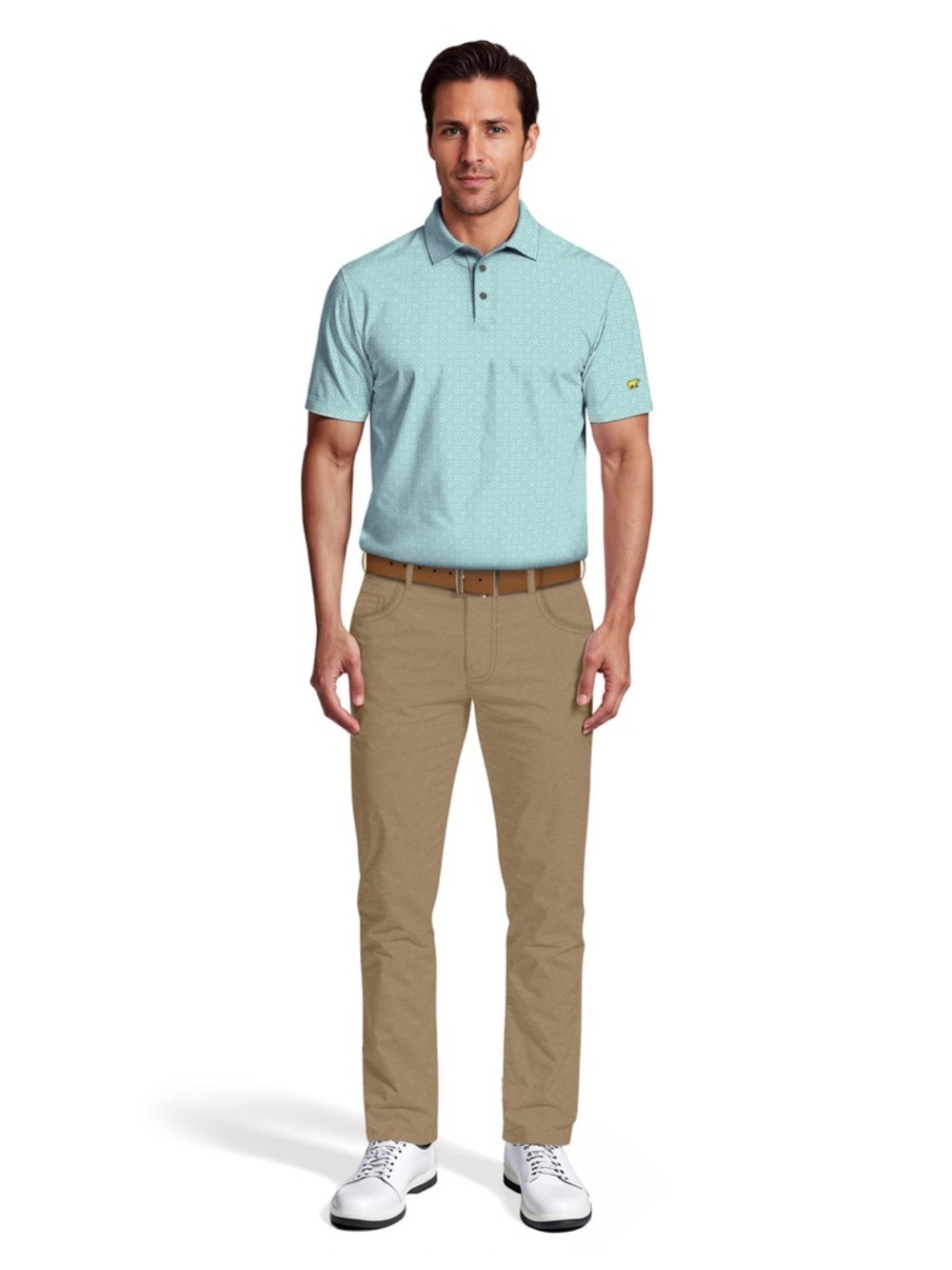 Light Blue Men's Performance Polo
